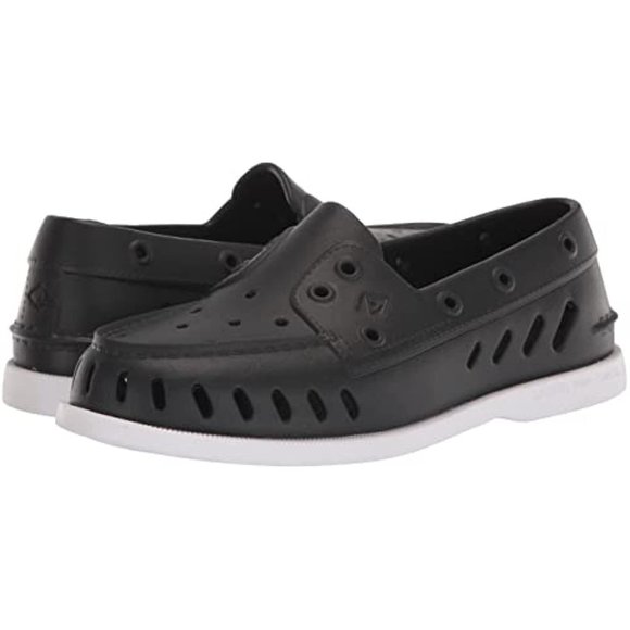 Sperry Men's Authentic Original Float Boat Shoe, Black, 12 - Picture 7 of 8